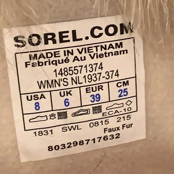 Sorel Tan and Black Winter Boots - Picture 9 of 11